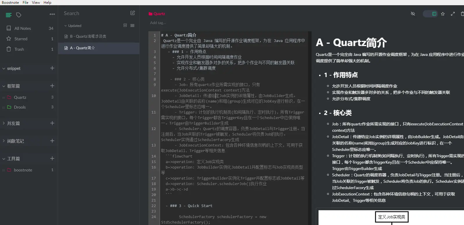 \[外链图片转存失败(img-wKNx5Kdu-1563848169806)(https://raw.githubusercontent.com/Wilson-He/pictures/master/boostnote/boostnote-tree.png)\]