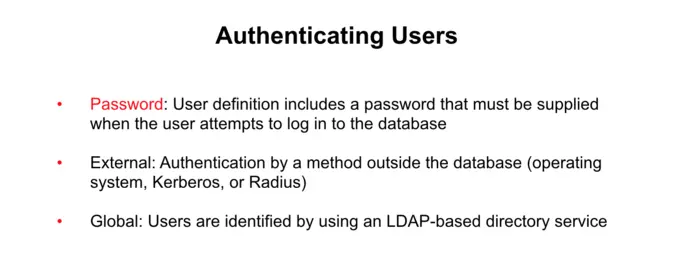 Authenticating Users