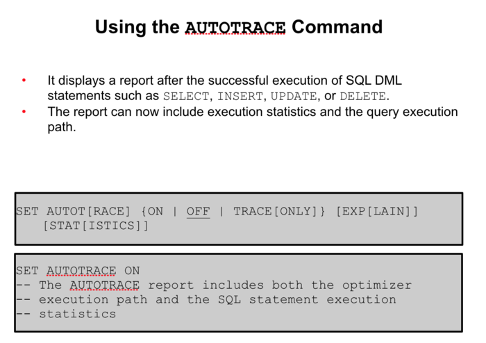 Using the AUTOTRACE Command