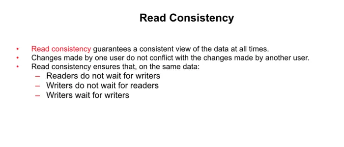 Read Consistency