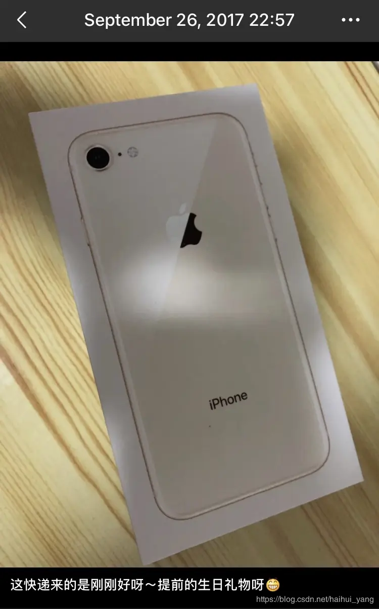 给自己买了一台 IPhone