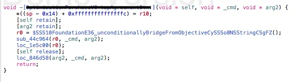 Swift 反编译结果