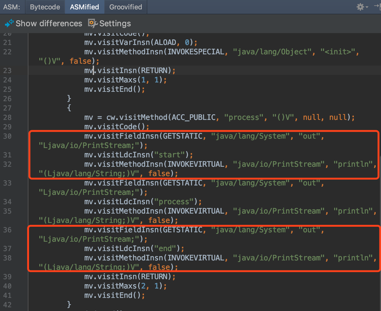 图19 ASM Bytecode Outline