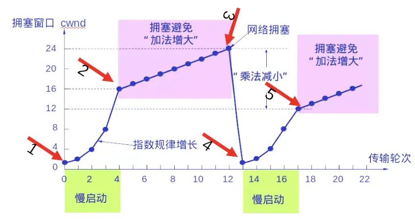 拥塞控制过程