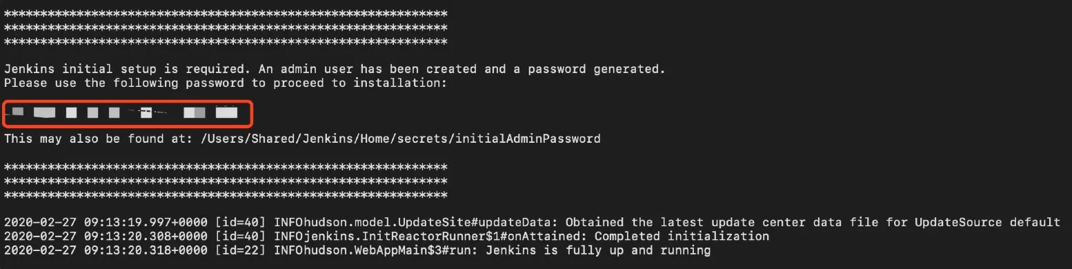 红框里就是密码
