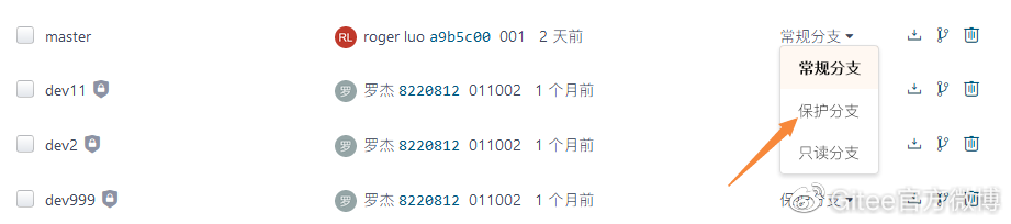 更精细的分支保护策略，如何实现？-Gitee 官方博客