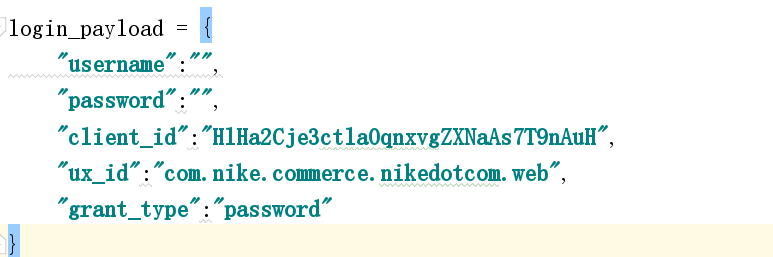 login-request-payload
