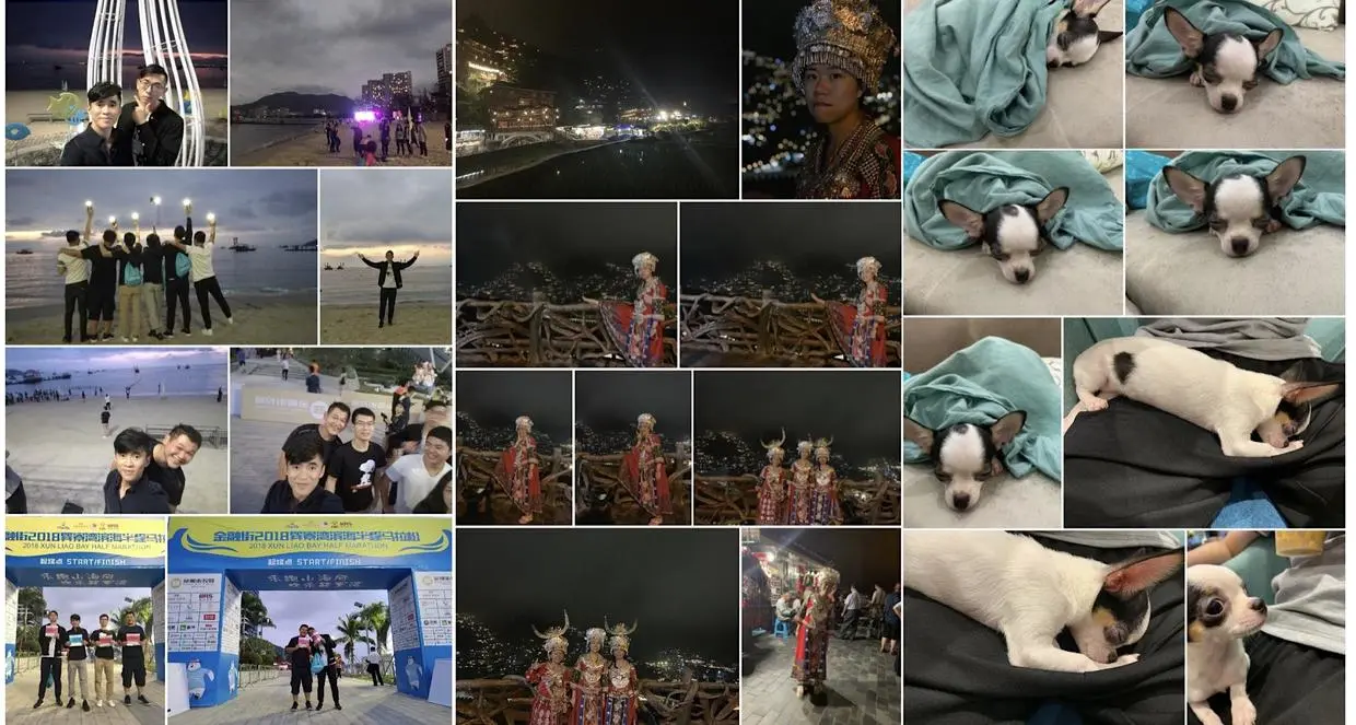 流式布局的相册