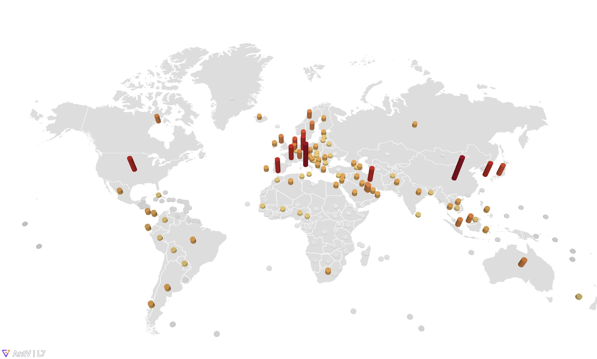 L7 地理可视化疫情地图