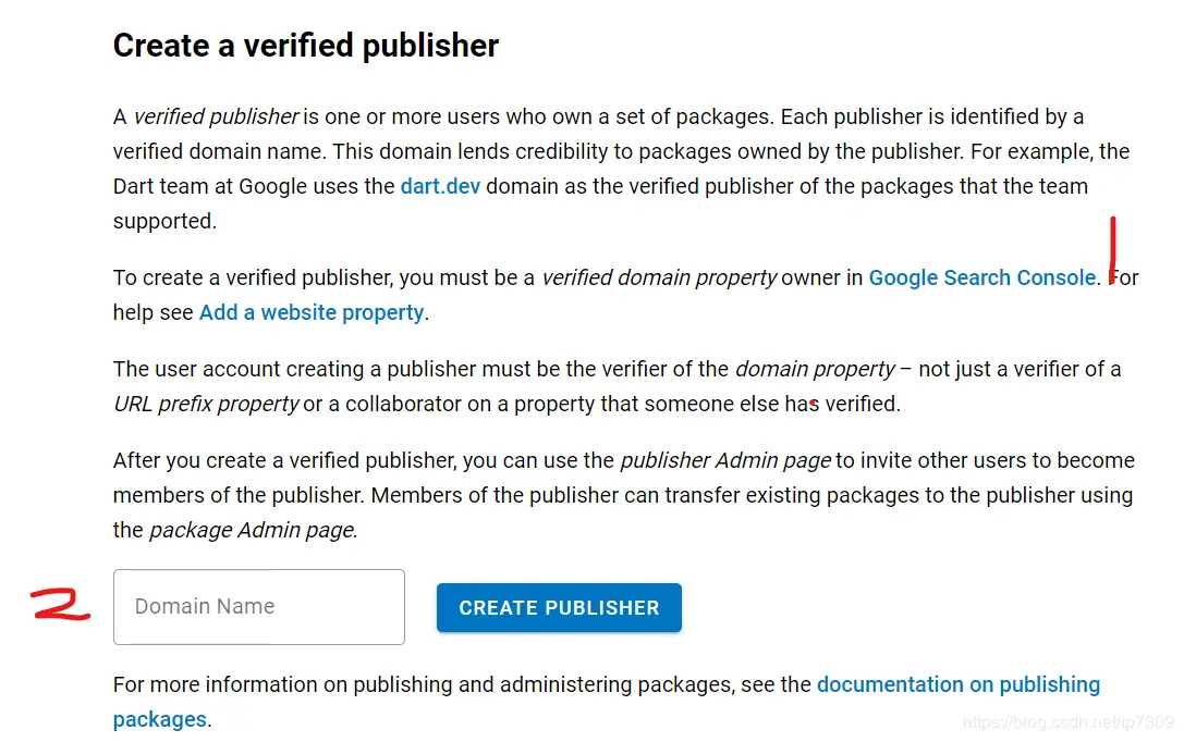 create publisher