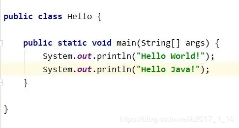 Java Hello World