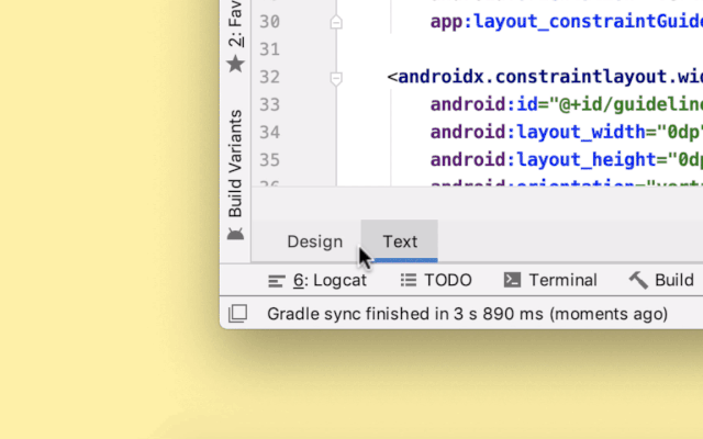 UX changes in Android Studio Design Tools - Split View - Moment For ...