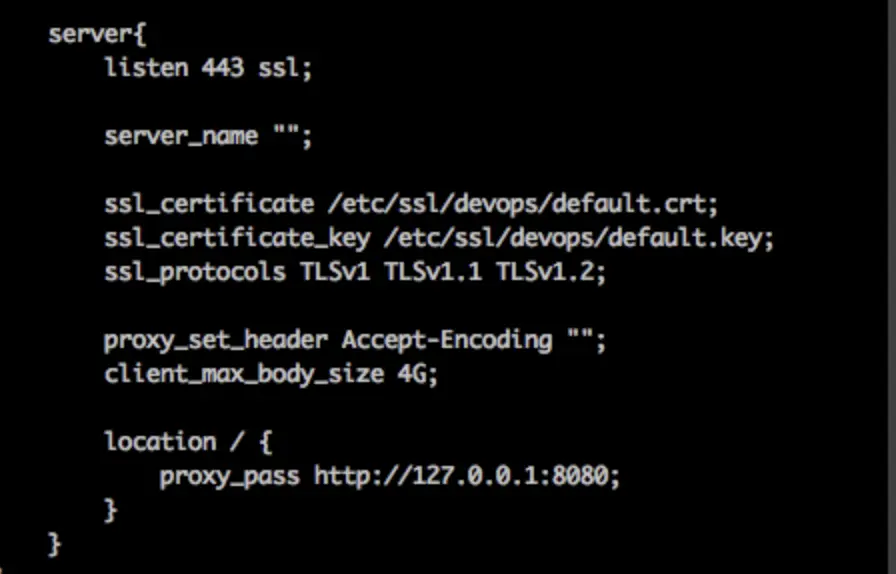 nginx.config的配置文件示例