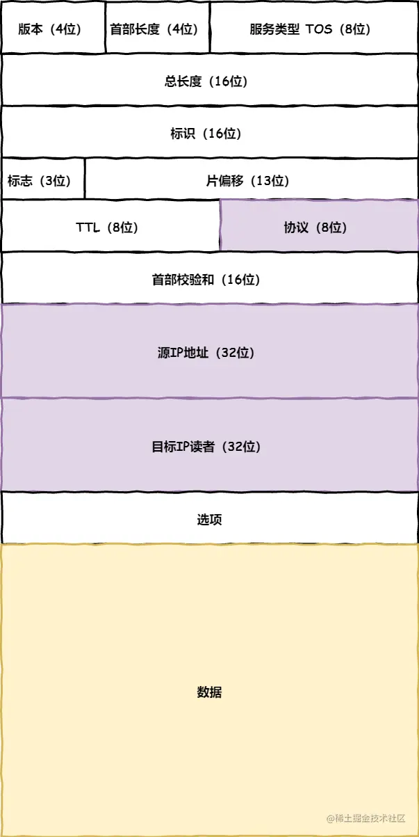 IP 包头格式