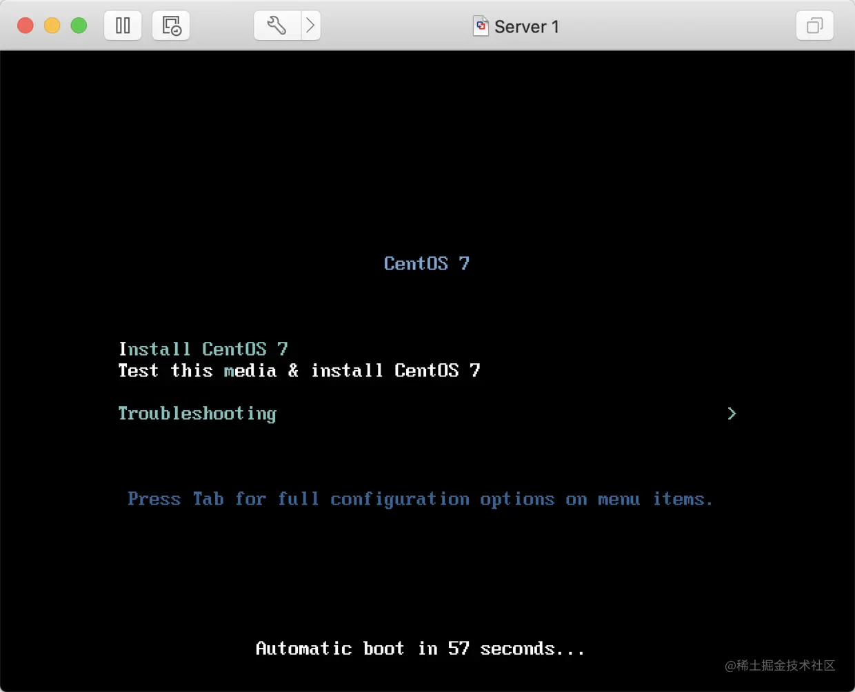 install centos minimal