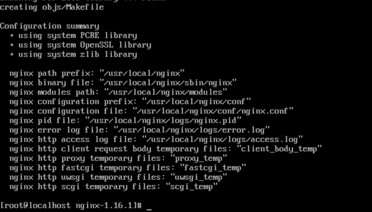 configure
