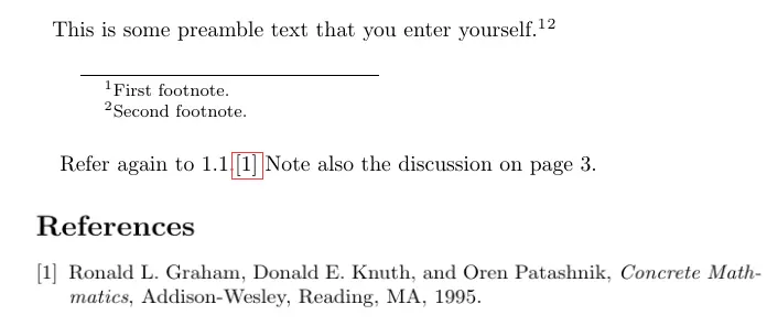 脚注和参考文献