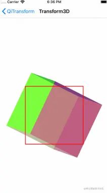 旋转的三维立方体