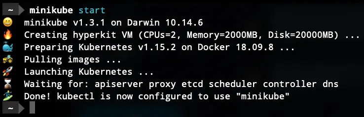 minikube start