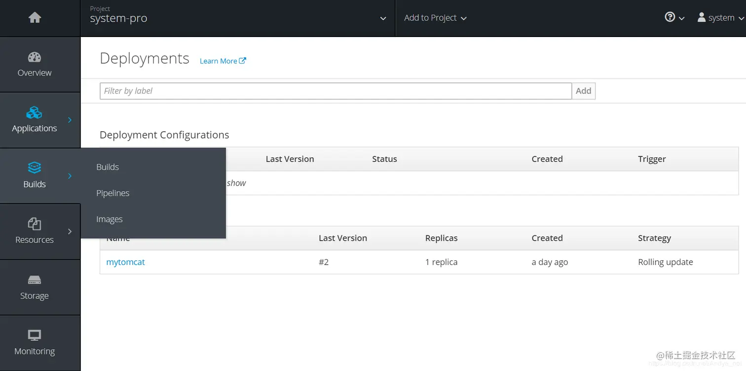 OpenShift-console