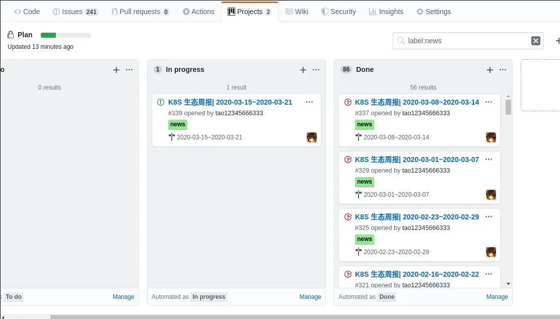 「K8S 生态周报」- https://moelove.info