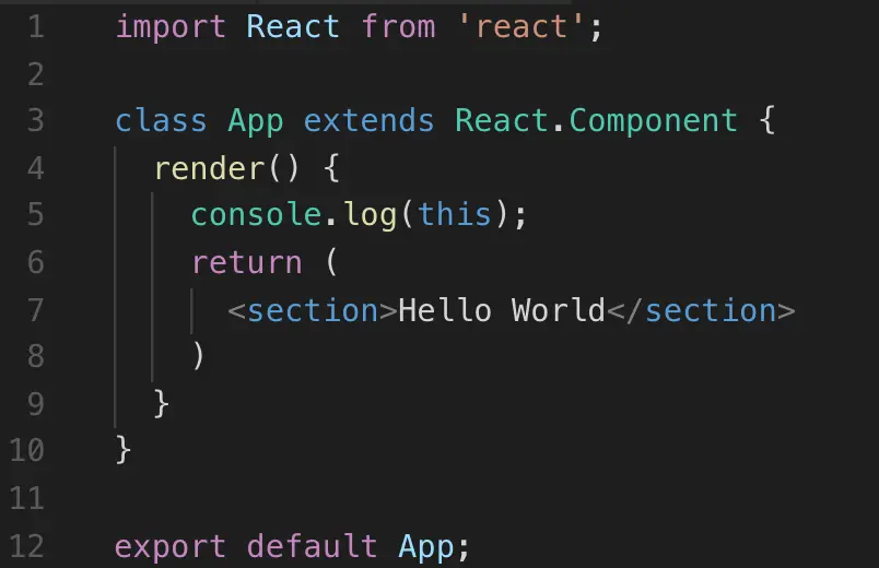 React