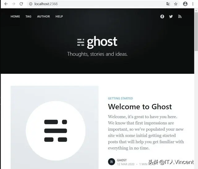 node.js 开源博客系统 Ghost 安装配置