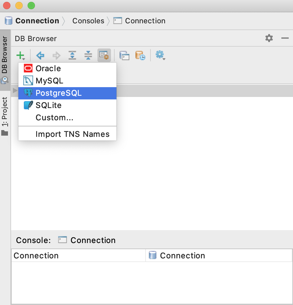 Intellij idea database navigator 