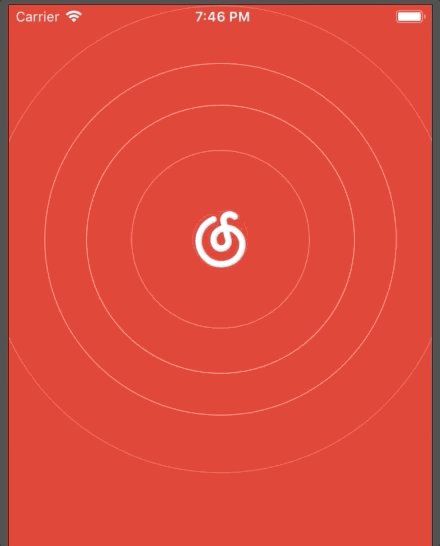 reactnative实现网易云音乐登录波纹动画
