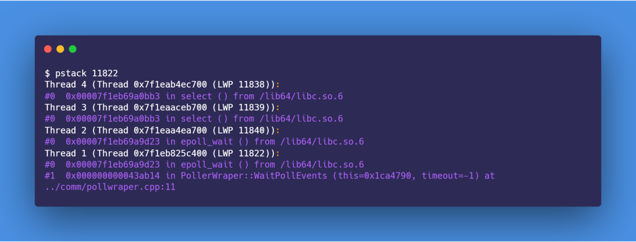 pstack