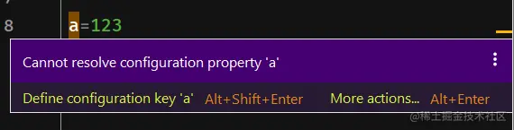 application.properties提示Cannot