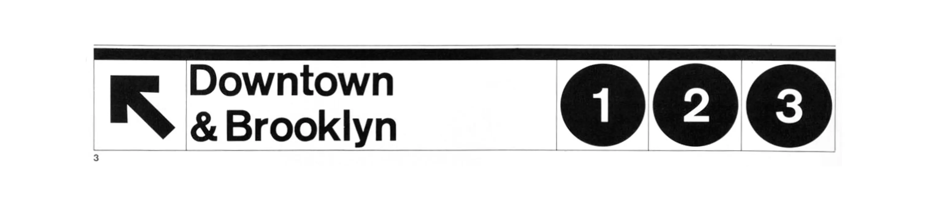 纽约地铁标志（来自：[纽约市交通管理局图形标准手册的原件的原始副本的截取](https://standardsmanual.com/pages/original-nycta)）