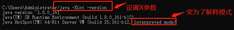 设置成解释模式