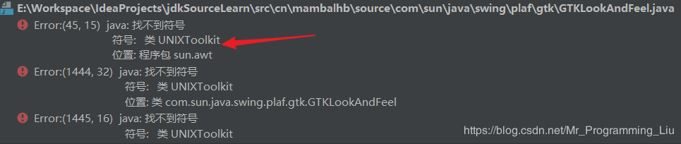 找不到UNIXToolkit提示