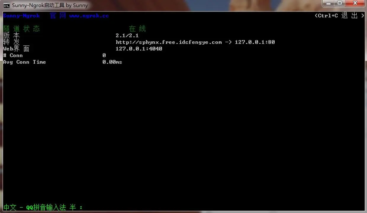 Sunny-Ngrok的Windows使用教程