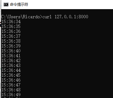 测试连接