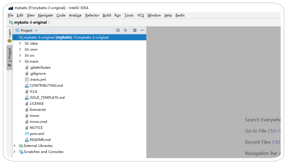 将源码导入至IDEA中