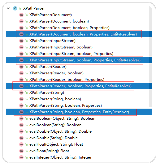 XPathParser的构造方法