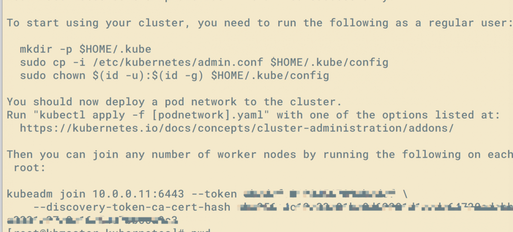 配置 kubernetes 子节点