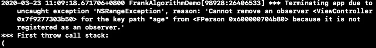 多次removeObserver同一个监听