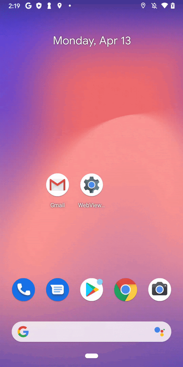 在 WebView DevTools 中检查崩溃