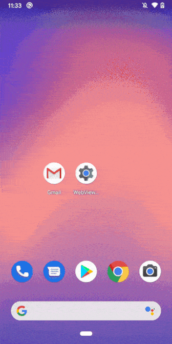 使用标志突出显示 Android 应用中 WebView 的使用情况