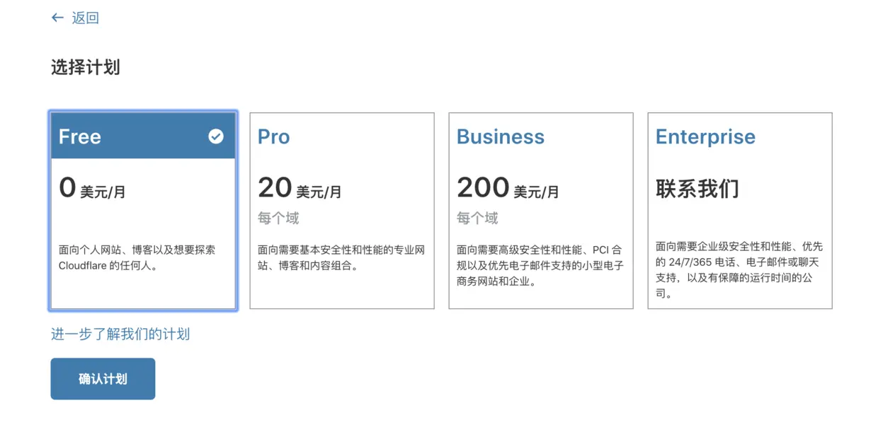 选择方案