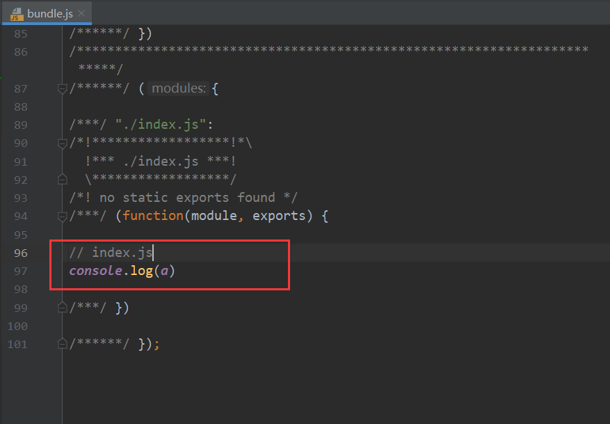 bundle.js中的内容