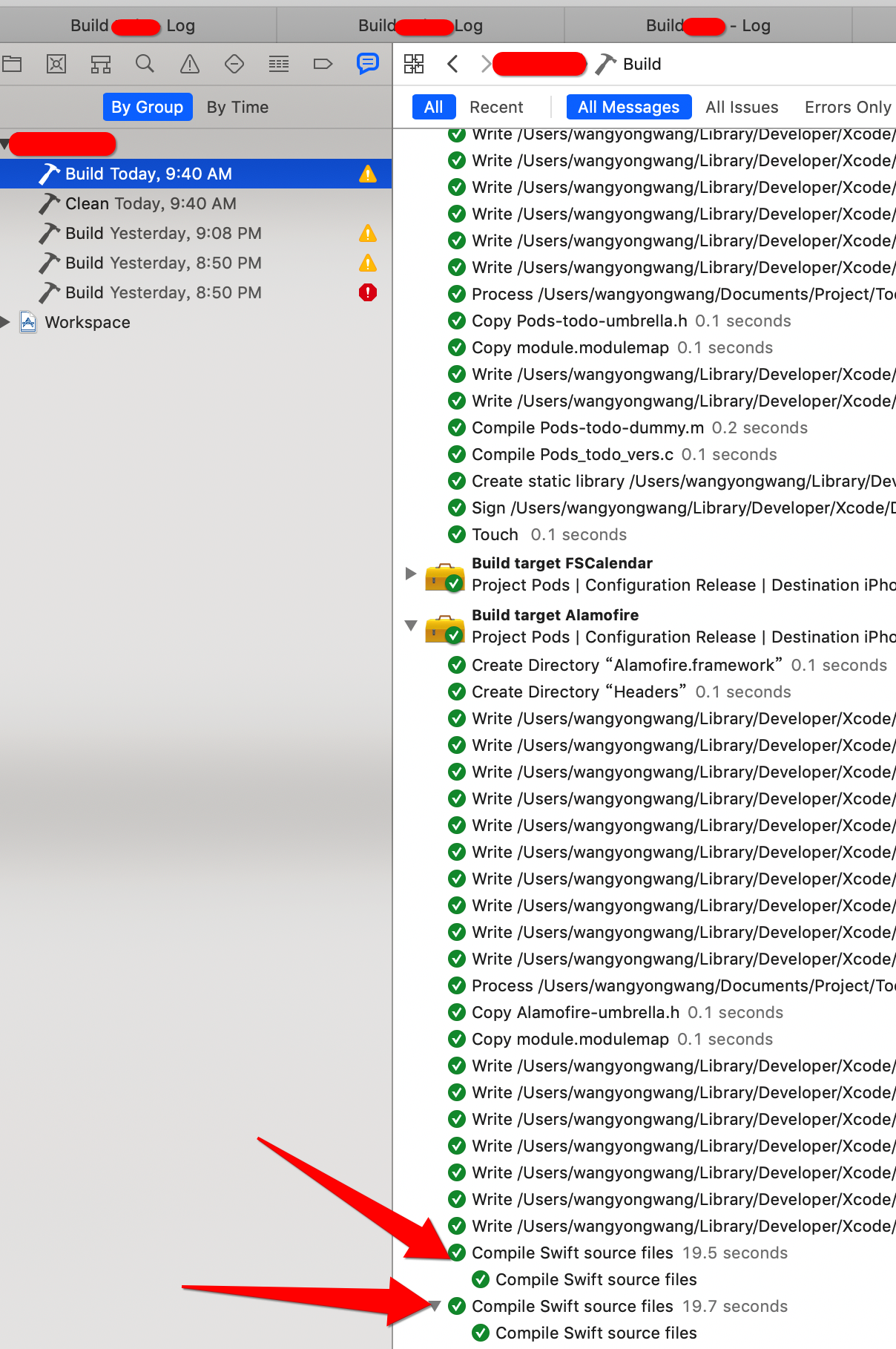 compileProcess detail