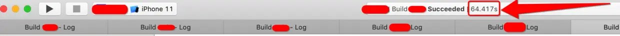 Xcode compile Time