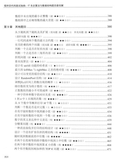 算法提升福利！程序员代码面试指南 （左程云 著）全本