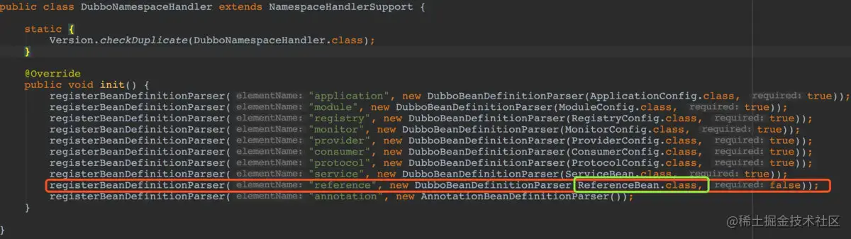 dubbo自定义名称空间解析器