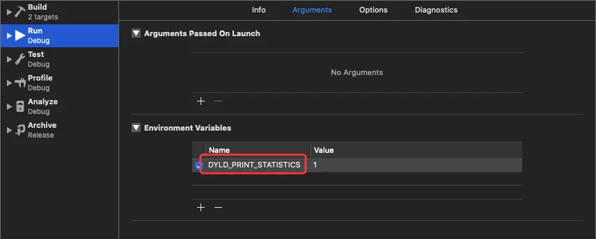 DYLD_PRINT_STATISTICS