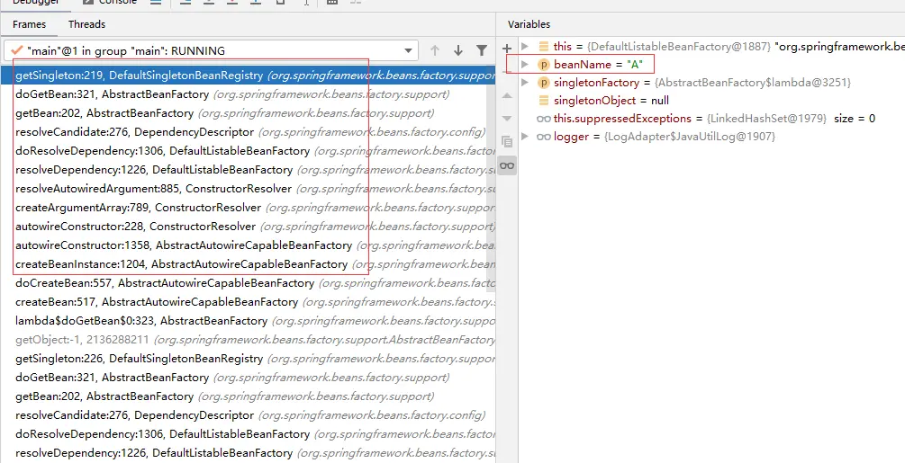 构造器注入-B依赖A-创建A